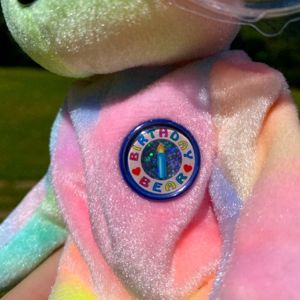 💫 Vintage TY Beanie Baby “B.B. Bear” 🐻 🥳 (Birthday) (Rare) - Picture 7 of 13